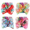 8 дюймов Big Jojo Siwa Girl's Hair Bow Christmas Mas Xmas Party Headdress Santa Claus Bow Hairpin 8-дюймовый Детская принцесса Bowknot клипы Barnettes G96kemg