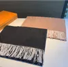 Xale das mulheres de lenço de cashmere clássico com caixa de presente Khaki preto 71023C aniversário presente 190 * 45cm 1pc drop ship