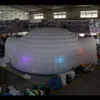 Tentes gonflables de dôme de sphère géante de tissu d'oxford de 8m avec des lumières led grand chapiteau de partie d'igloo pour des événements284y