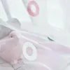 Tende per tende Ciambelle rosa trasparenti per arredamento soggiorno Puntini bianchi Tulle ricamato Bambini Ragazze Camera da letto Finestra Schermo Rideaux AD674F