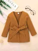 Baby Pocket Patched Belted Coat She
