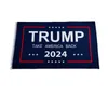 qualità Bandiera Trump 2024 Banner per le elezioni generali degli Stati Uniti 2 occhielli in rame Take America Back Flags Poliestere Decorazione per interni per esterni 90 * 150 cm / 59 * 35 pollici