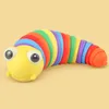 NEW 2022 Fidget Toy Slug Articulated Flexible 3D Slug Joints Curled Relieve Stress Anti-Anxiety Sensory Toys For Children Aldult