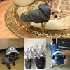 Inverno quente animal de estimação cão de cão com capuz de algodão gato cachorro cachorro casaco casaco de casaco s-xxl 211007