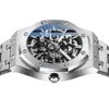 Chenxi Automatyczny Zegarek Męskie Top Marka Mechaniczna Tourbillon Wrist Watch Wodoodporny Biznes Ze Stali Nierdzewnej Sportowe Zegarki Q0524