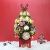 韓国のミニクリスマスツリーセットデスクトップツリーライト付きの装飾品は、さまざまなフェスティバルのギフトとしてゴールデン60cmの雪の贈り物を導きましたllf11156