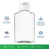 Dispensador de sabão líquido 10/100 PCs 60ml Transparente Plástico Shampoo Garrafas Vail Vail para Recipiente de Viagem Cosméticos Loção Octogonal ClamShe