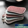 가정용 양면 정련 패드 재사용 가능한 스폰지 헝겊 부엌 청소 강한 오염 제거 접시 수건 닦아