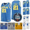 SJ NCAA Basketball Final Four Four UCLA Bruins College 24 Jalen Hill Jersey 34 David Singleton 2 Lonzo Ball Zach Lavine Kevin Love Bar￣o Davis