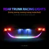 1.2M Car Rear Trunk Fanale posteriore Dynamic Streamer Illuminazione Indicatori di direzione Reverse Warning Lamp Car Floating LED Strip 4-funzione 12V