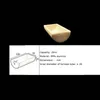 Dostawy laboratoryjne Corundum Crucible półkole / porcelanowa łódź 99% glinu spalania ark piec rurki