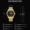 lmjli - Chenxi Mens orologi Top Brand Luxury Golden Full Steel Watch Orologio da quarzo uomo orologio oro moda maschile orologio da polso relogio masculino orologio da uomo