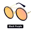 Sunglasses Male Female Metal Sun Glasses Gold Vintage Circle Feminine Round Prince Sunglass Women Men Alloy 2021
