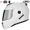 Casque de Moto intégral rabattable modulaire double lentille casques de Motocross Casco Moto Capacete pour adultes Man7913498