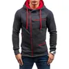 Slim Zipper Men's Casual Cardigan Sudaderas con capucha Otoño Fleece Sudaderas con capucha Invierno Running Chaquetas Ropa deportiva S-3XL 210813