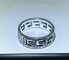 bäst sälja sterling ringar silver pläterad kvadrat ring personlighet ring enkel trend ring hip-hop stil mode smycken leverans w293
