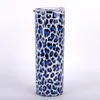 20oz Tumbler Cup Rostfritt Stål Vakuum Isolerat Straight Kaffe Kopp Outdoor Portable Car Water Bottles 650ml HH21-301