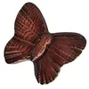 Bomboniera 1pc Cappello da cappotto per riporre la casa in legno con gancio a forma di farfalla