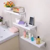 Sucção Cup prateleira de banho cozinha armazenamento rack de banho titular de chuveiro rack organizador telefone slot