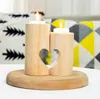 Wooden Tea Light Candle Holder Heart Hollowed-out Candlestick Romantic Table Decoration For Home Birthday Party Wedding Decoration DAW77
