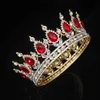 Diademi e corone di cristallo Queen King Diadema nuziale Donna/Uomo Ornamenti per capelli Sposa Strass Testa nuziale Accessori per gioielli