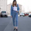 Goplu Jeans Boyfriends Hoge Taille Moeder Streetwear Denim Harem Broek Tassel Fringe Femme Grande Taille 210809