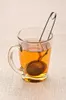 Thee-infuser 304 roestvrij staal bol mesh thee zeef koffie kruid kruiden filter diffuser handvat thee bal DH5885