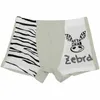 Calcinha 12pcs/pacote 100% algodão crianças íntimas meninos meninos boxer shorts desenho animado zebra menino menina de menina infantil briefs 1-16y