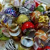 100pcs mix mix mix leopard leopard skin colorful collful girls resin ring ring glost party gift 14mm wide guide jewelry8310977