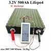 Novo 3.2V 500AH LIFPO4 Bateria de Lítio 3C Descarga para 12V 24V 48V Solar Energia de Energia Motorhome Inversor RV Bateria