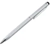 Högkvalitativ 2 i 1 stylus Färgglada Crystal Kapacitiv Touch Pen Mini Baseball Stylus Screen Pen Gummi Tips Styluspenna för telefonens n