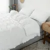 寝具セット刺繍布団カバーラチックセットソリッドカラーキルトモダンなシンプルさ寝具200x200キングシングルツインサイズ