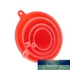 Imbuto di riempimento per cucina domestica multi-formato da 4 pezzi Riempitivo per uso alimentare di sicurezza Set di imbuto in plastica Colore casuale Pratico imbuto in PP