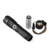 Micro Torches Usb Zoom télescopique USB Rechargeable de la lampe de poche 30W 5V adaptée au camping, escalade, cavité de nuit Étanche Étanche Note IPX4 3000 Lumens Randonnée