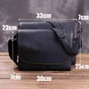 HBP AETOO Leather Men's Single Shoulder Bag, Leather Slant Bag, Business Casual Briefcase, Trend Men's Postman Bag