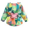 Crianças casaco meninas meninas outono s manga longa menina borboleta jaqueta inverno outerwear desenhos animados 211204