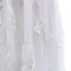 Повседневные платья свадебное платье без рукавов Аппликации женщины элегантные кружева Femme халат сексуальный глубокий V шеи слинг свадебный вечер