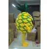 Costume da mascotte professionale di ananas Vestito da festa di Natale di Halloween Vestito da personaggio dei cartoni animati di frutta Vestito da carnevale unisex per adulti