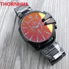 Orologio al quarzo moda uomo cassa in acciaio inossidabile 904L cinturino solido 316 52mm * 12mm Essenziale per gli orologi da uomo di successo per feste aziendali