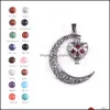 Colliers pendentifs eau chakra harmonie pendentif 16 mm ange carillon boule mexicaine Nekclace femmes bijoux lune représente mon coeur goutte livrer