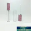 Verpackungsflaschen Großhandel Lipgloss-Röhren mit Zauberstäben Hellviolette Kosmetikbehälter Leere 6-ml-Lipgloss-Röhrenverpackung 10 Stück