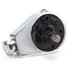 Power Steering Pump P Serie 5/8 "Keyway Remskiva Shaft Chrome Street / Hot Rod Reservoir Växellåda för 66-74 GM Chevy Chevrolet PQY-STP01