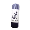 45x15cm Cylindrical Shaped Cushion Mediterranean Style Sea Anchor Cotton Linen Home Sofa Pillow Decoration 211102