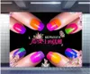 Tapety WDBH 3D Tapeta Custom Po Kolorowe Moda Nail Beauty Cosmetics salon Dekoracje ścienne Malowidła na ścianach 3 d