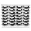 Faux Cils 3D Réutilisables À La Main 14 Paires Ensemble Doux Vif Épais Naturel Faux Cils Extensions Yeux Accessoire De Maquillage Pour Les Femmes Beauté 15 Modèles