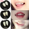 Adult Kids Halloween Party decoration Costume Horrific Dress Vampire False Teeth Fangs Dentures Cosplay Photo Props Favors DIY Decorations