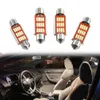 2019 Voiture Auto 31/ 36/ 39mm 41mm Festoon Dome 12smd 4014led Canbus Aucune erreur de lecture de plaque d'immatriculation Intérieur Ampoule Blanche Dc12-24v Voiture