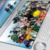 900x400mm desenho animado xxl Cool Naruto Mouse Mat Pad Pad Laptop Computador Anime Mousepad Sasuke PC PC Teclado Pad Pad Y0333680333