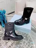 Fashion Winter Top Boots Martin Desert T￪te ronde ￩paisse ￩paisse du fond r￩sistant ￠ l'usure et anti-skid Outdoor Mountaine de neige Chaussures f￩minines 35-41