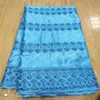 Tecido africano rico de bazin com brode Último tecido de bordado de moda bazin com renda líquida 5 jardas 3L052103 T200812